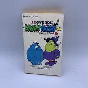 I Love You, Broom Hilda Paperback Book 1973 by Russell Myers